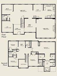 4 Bedroom 2 Story House Floor Plans