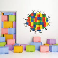 Wall Stickers Mural Art Decal 3d Lego