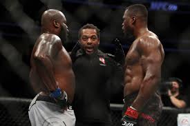 The interim heavyweight title bout. Report Francis Ngannou Turned Down Derrick Lewis Rematch But Still No Closer To Jon Jones Fight Mmamania Com
