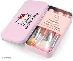 pink o kitty makeup brush set of