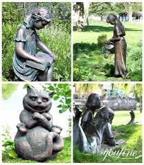 Bronze Alice In Wonderland Garden