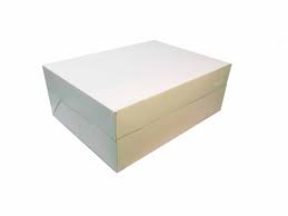 5 white cake boxes with lid 15 cm high