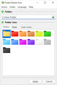 customize folder icon or color to make