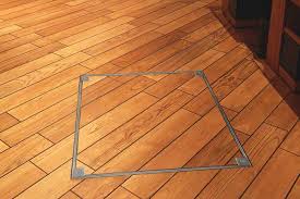 wood floor access cover trim