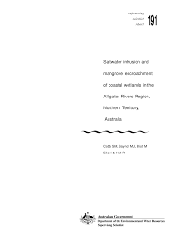 Pdf Saltwater Intrusion And Mangrove Encroachment Of