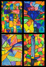 Stained Glass Window Paintings Art