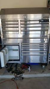 kobalt tool chest fridge and radio for