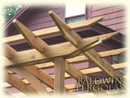 There are plenty of pergola end cut or rafter tails designs and ideas are available, end cut design and style can really increase the beauty of your patio or attached pergola gazebos. Baldwin Pergolas Info Pop Up Rafter Cut Style