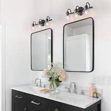 Modern Black Bathroom Vanity Light