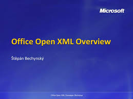 Ppt Office Open Xml Overview Powerpoint Presentation Id