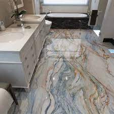 Beautiful borders classic white marble with brown boundary simple and plush. Pvc Self Adhesive Waterproof Wallpaper 3d Marble Floor Tiles Murals Bathroom Non Slip Wall Paper 3d Flooring Home Decor Stickers 430300cm Amazon Com
