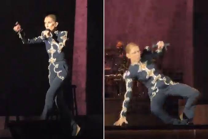 Céline Dion Slips, Falls Onstage During Paris Residency Show