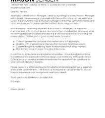 Product Marketing Manager Cover Letter To Cover Letter Sample