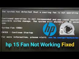 hp fan error 90b fixed