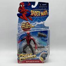 Spectacular Spider-man Action Figure Animated Series Spider Charged New |  eBay