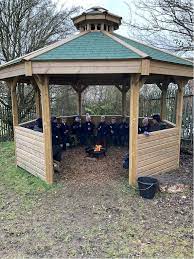 Fire Pit Shelter Outdoor Classroom