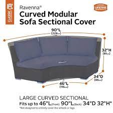 curved modular sectional sofa cover