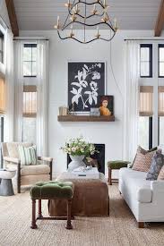 Floor To Ceiling White Brick Fireplace