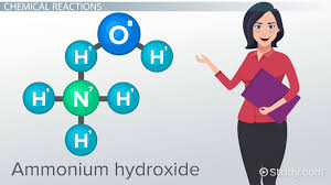 using ammonium hydroxide sodium
