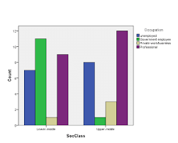 Bar Chart For The Distribution Of The Four Occupational