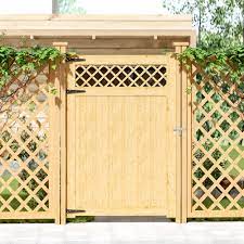 wooden gate 3ft to 7ft tall privacy