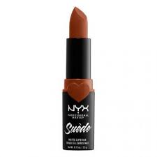nyx suede matte lipstick peach