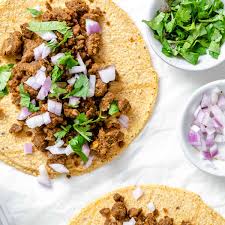 plant based street tacos with lentils