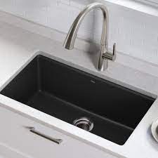 black onyx single bowl kitchen sink