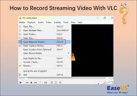 how to record streaming video with vlc