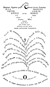 File:Guillaume Apollinaire - Calligramme - La Colombe poignardée et le Jet  d'eau.png - Wikimedia Commons