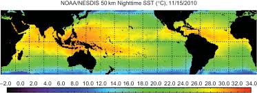 Crw Nighttime Sea Surface Temperature Chart Download