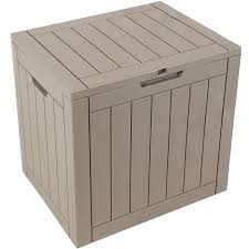 Deck Box With Storage And Lockable Lid