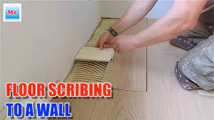 how to scribe your flooring to a wall