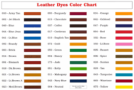 Angelus Leather Dye Colors