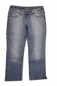 Details About Zana Di Capris Sz 1 Juniors Womens Blue Jeans Denim Pants Stretch Eu14