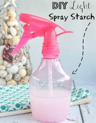how to make your own light spray starch