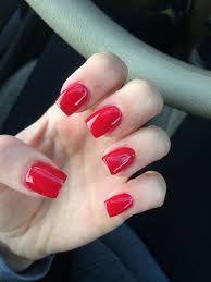 Young girls can have fun with press on nails that can be bright colors, patterned, and even change colors in sunlight. Red Long Square Acrylic Nails Red Acrylic Nails Short Square Acrylic Nails Square Acrylic Nails