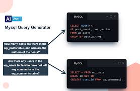 mysql query generator easily create
