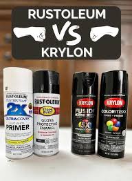 krylon vs rustoleum spray paint