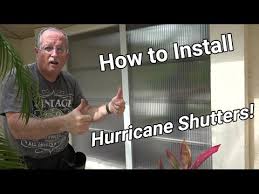 Diy Hurricane Shutter Install