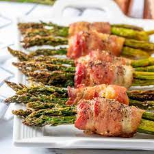 Air Fryer Bacon Wrapped Asparagus gambar png