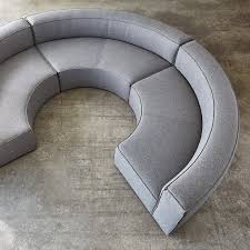 curved sectional sofa circular couch