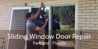 sliding glass door window repair parkland