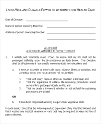 19 Power Of Attorney Templates Free Sample Example