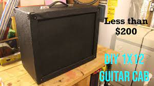 diy 1x12 guitar speaker cabinet for