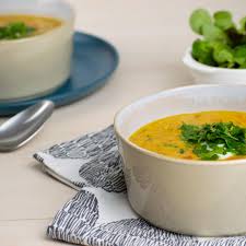 slow cooker curried red lentil soup