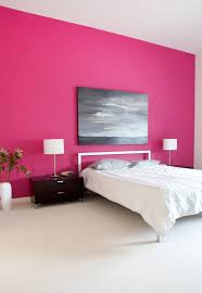 pink bedroom walls