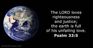 Psalm 33:5 - Bible verse - DailyVerses.net