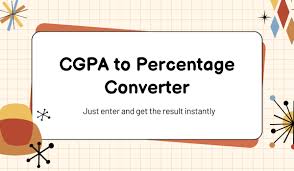 cgpa to percene calculator convert