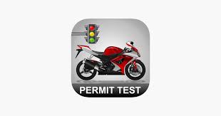 dmv motorcycle permit test on the app
